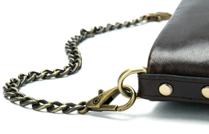 Classic Vintage Leather Wallet detail 3