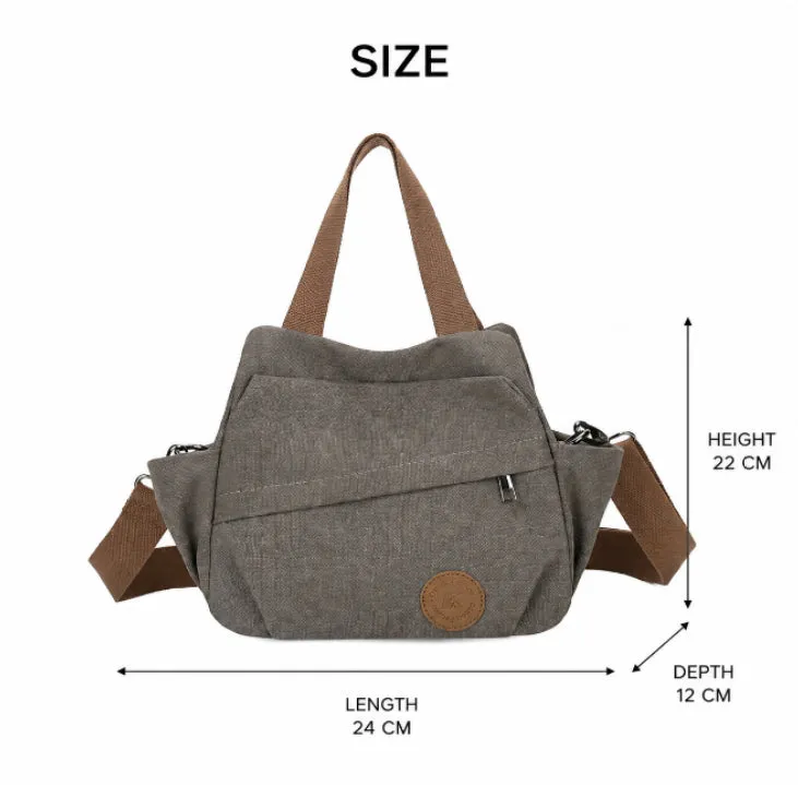 Harper Canvas Shoulder Bag detail 16