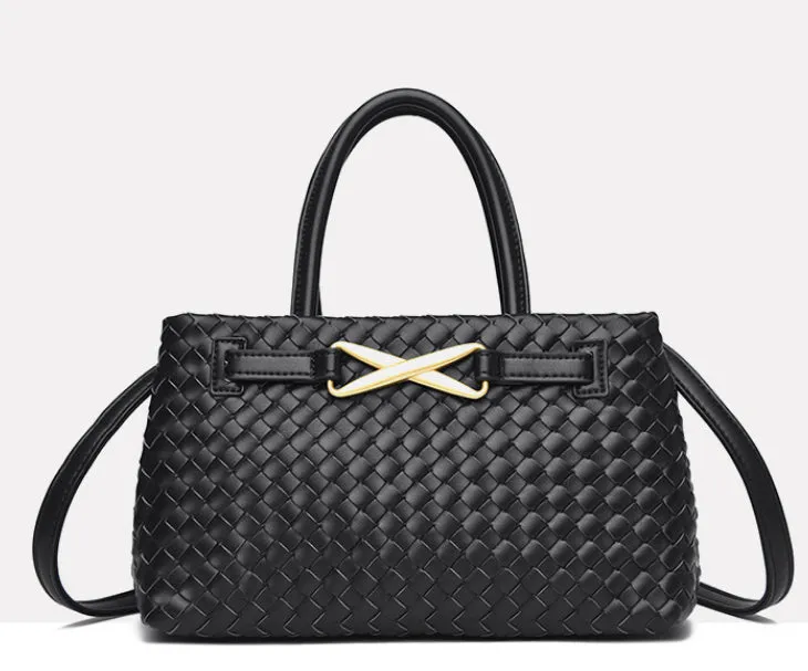 Brielle Woven Handbag detail 1