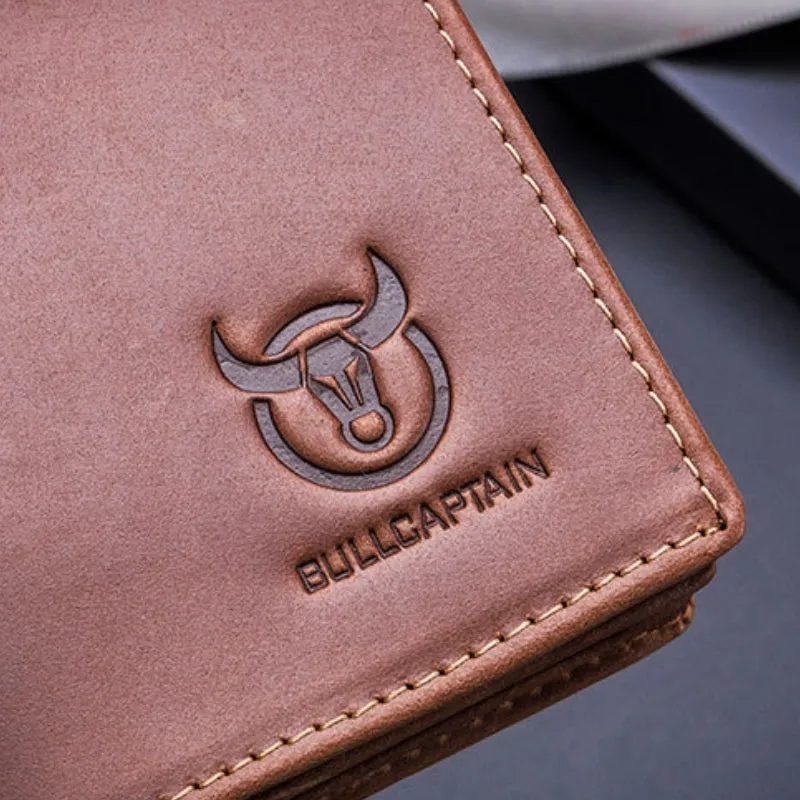 Men's Genuine Leather Top Cowhide Photo Layer Wallet detail 7