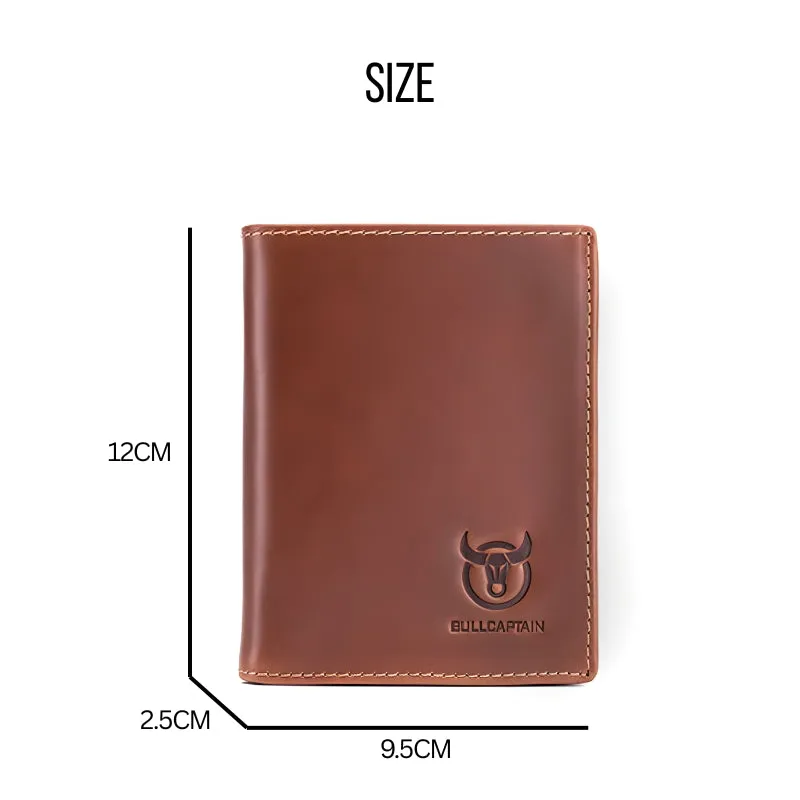 Men's Genuine Leather Top Cowhide Photo Layer Wallet detail 12