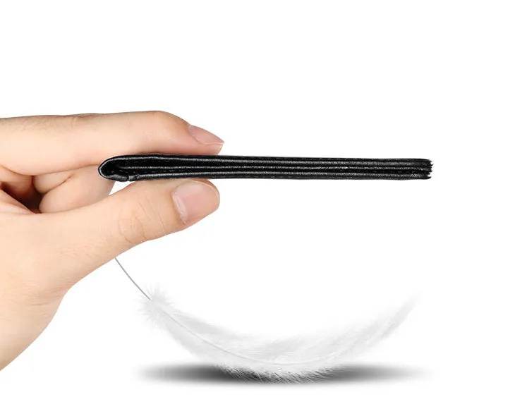 Genuine Leather Slim Card Holder Wallet detail 8