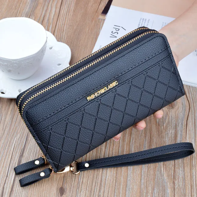 Dual Zip Elegance Wallet detail 4