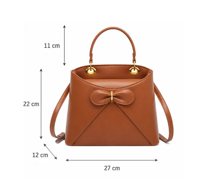 Bow Detail Chic Handbag detail 11