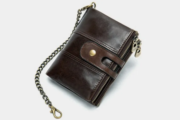 Classic Vintage Leather Wallet detail 1