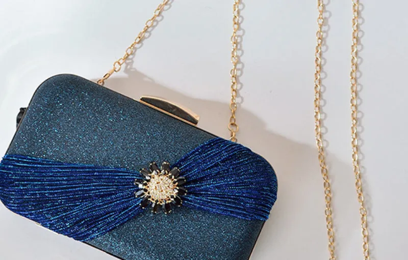 Glimmer Blossom Evening Clutch Bag detail 3