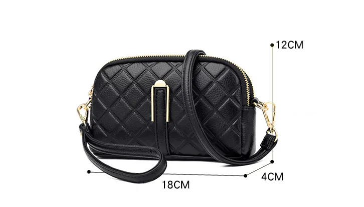 Signature Quilted Designer Crossbody Bag detail 11