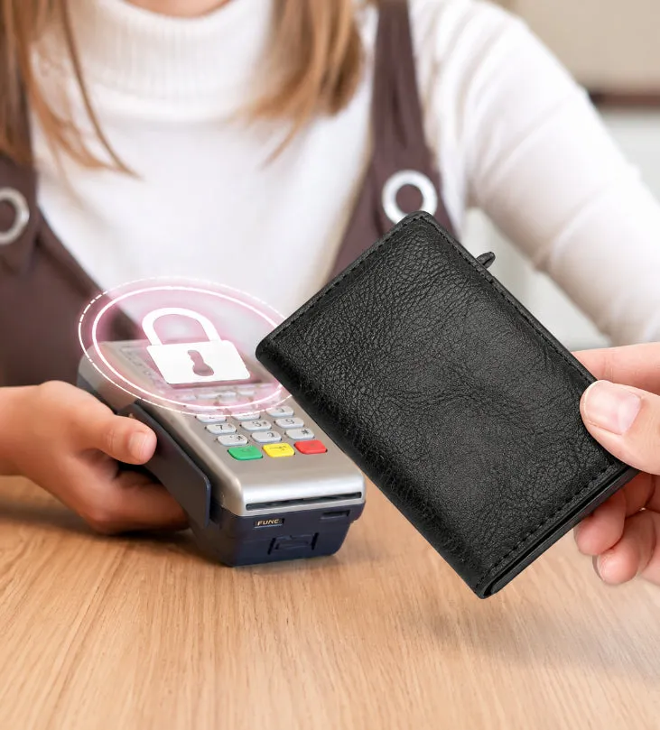 RFID Pop-Up Card Holder Wallet detail 7
