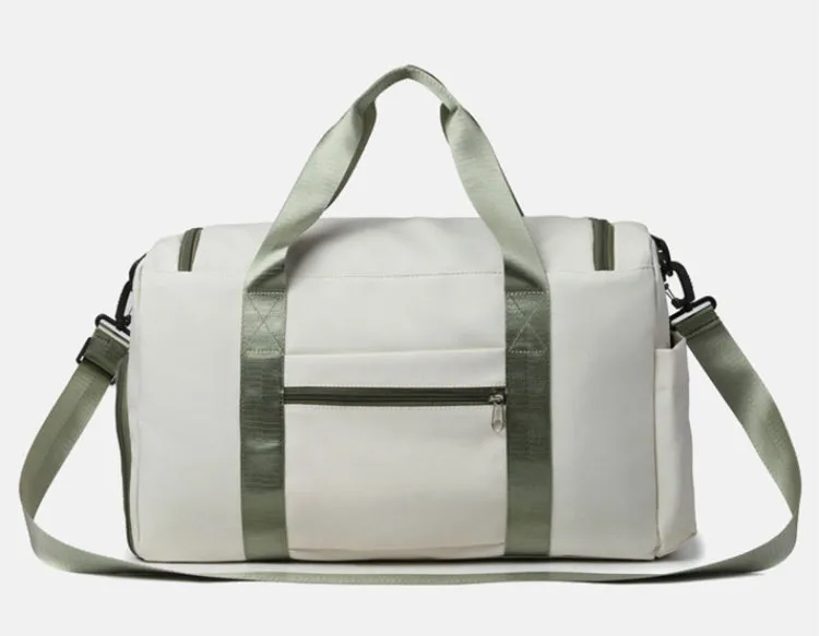 Contrast Color Oxford Sports Training Duffle Bag detail 5