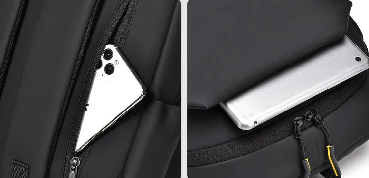 Fashion Large Capacity Polyester Business Travel Backpack detail 15