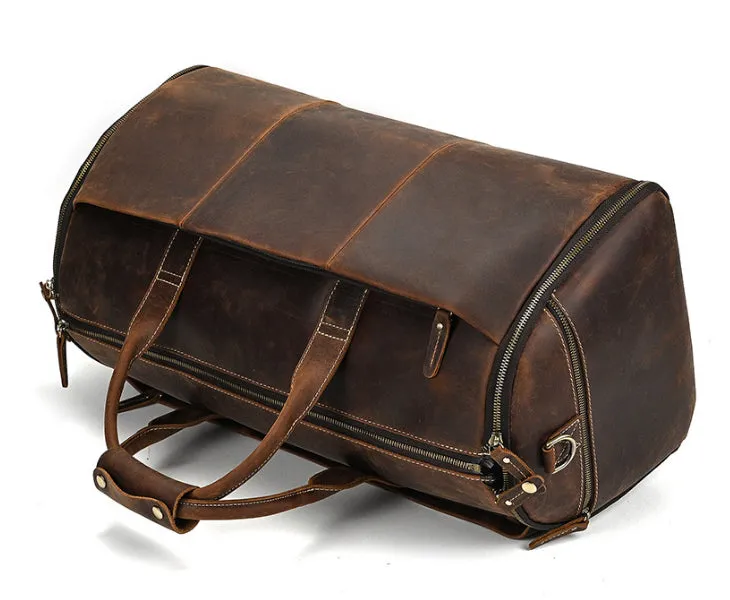 Heritage Voyager Leather Duffle Bag detail 3