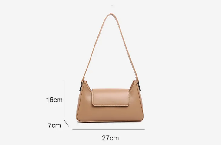 Minimal Luxe Flap Shoulder Bag detail 11