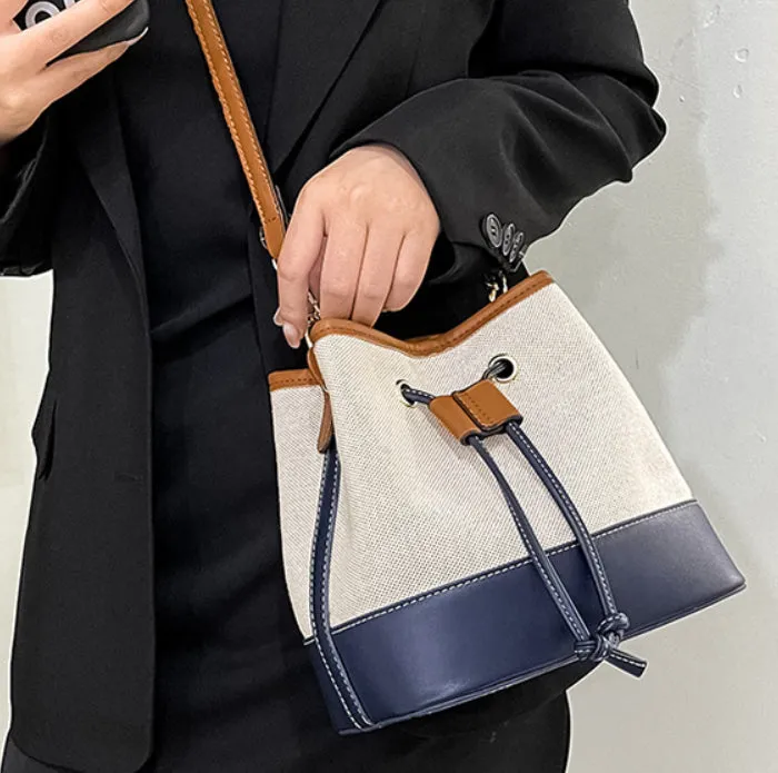Contrast Color Bucket Bag detail 13