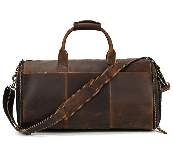 Heritage Voyager Leather Duffle Bag detail 1