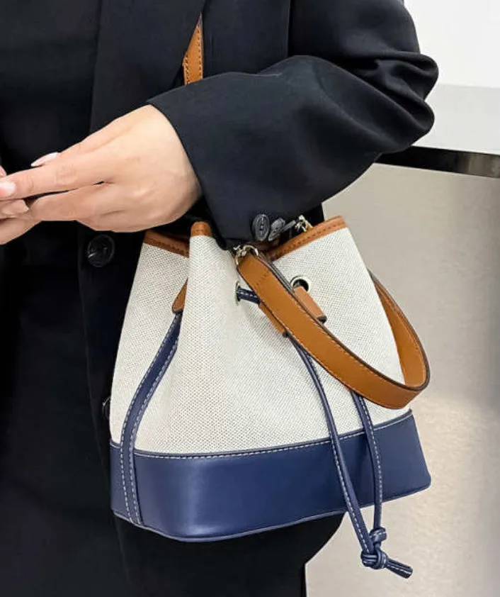 Contrast Color Bucket Bag detail 5