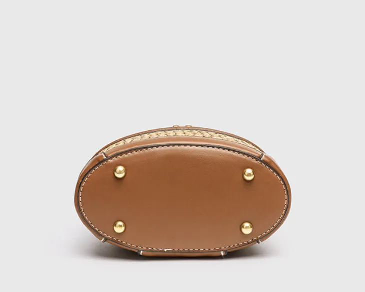 Cove Textured Canvas Mini Bucket Bag detail 5