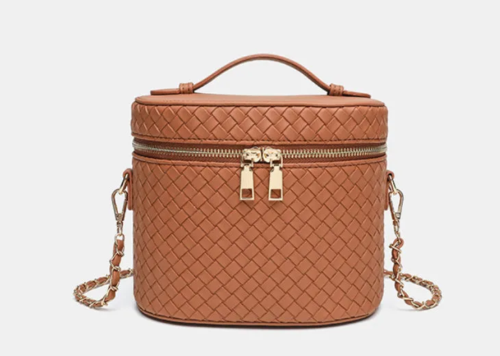 Luxe Woven Vanity Cosmetic Bag detail 1