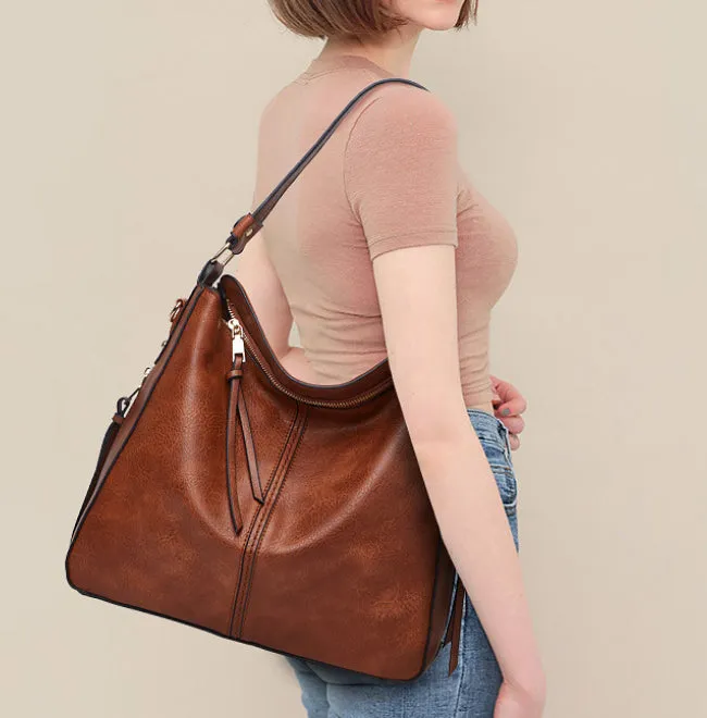 European Retro Shoulder Crossbody Tote Bag detail 6