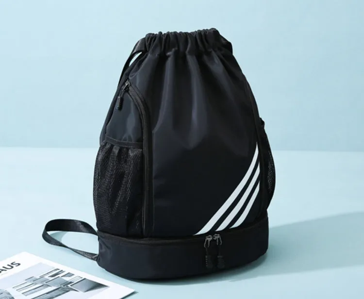Large Capacity Men's Oxford Cloth Basketball Drawstring Bag detail 7