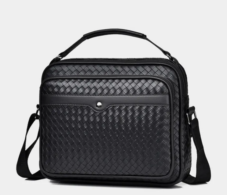 Elite Weave Men’s Multi-Function Crossbody Bag detail 3