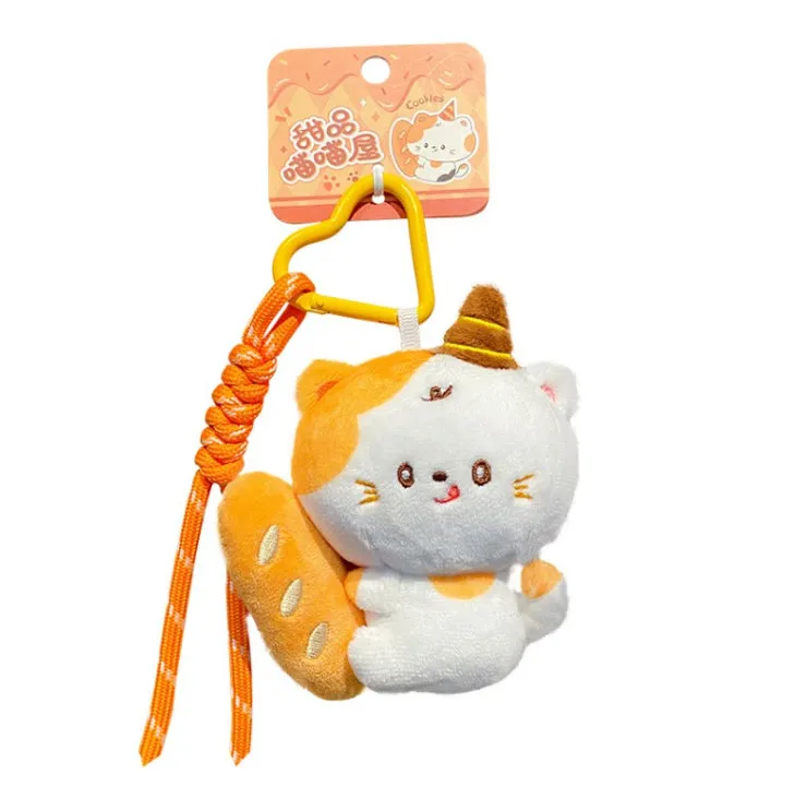 Ice Cream Cat Plush Bag Charm detail 1