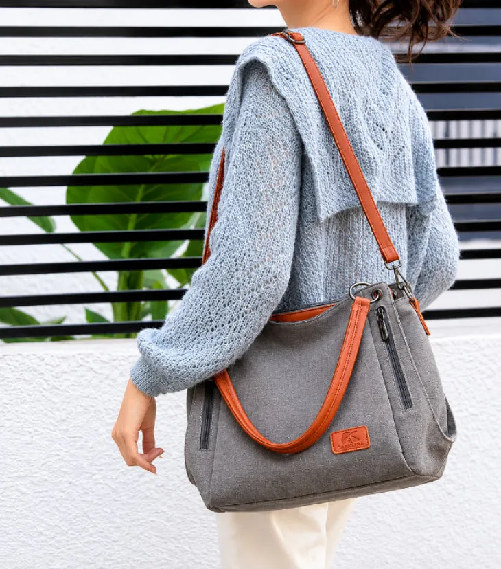 Harper Canvas Shoulder Bag detail 17