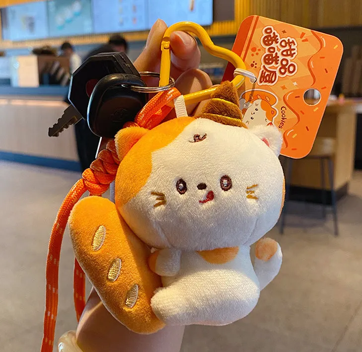 Ice Cream Cat Plush Bag Charm detail 8