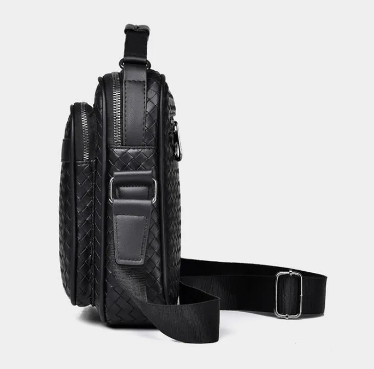 Elite Weave Men’s Multi-Function Crossbody Bag detail 4