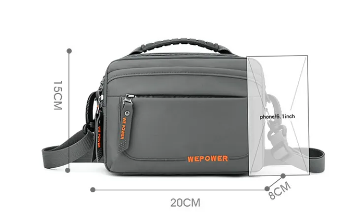 Outdoor Multi-Pocket Men’s Crossbody Bag detail 15