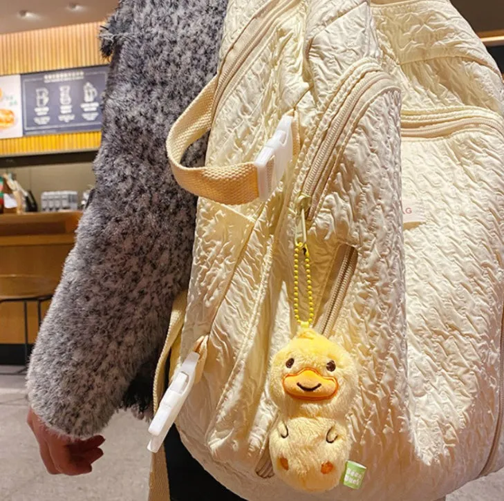 Cute Yellow Duck Bag Charm detail 5