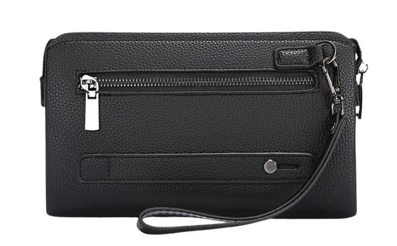 Men’s Anti Theft Biometric Fingerprint Lock Leather Wallet detail 5