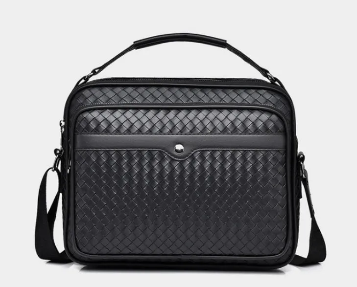 Elite Weave Men’s Multi-Function Crossbody Bag detail 1
