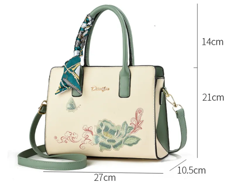 Azure Bloom Shoulder Bag detail 11