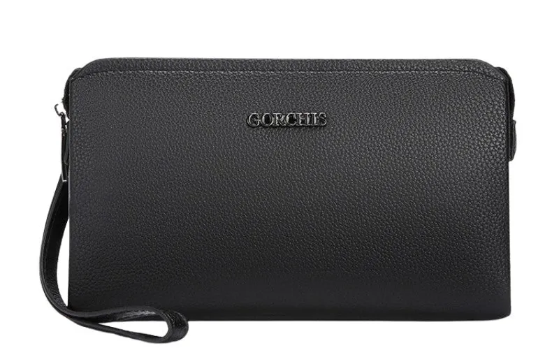 Men’s Anti Theft Biometric Fingerprint Lock Leather Wallet detail 1