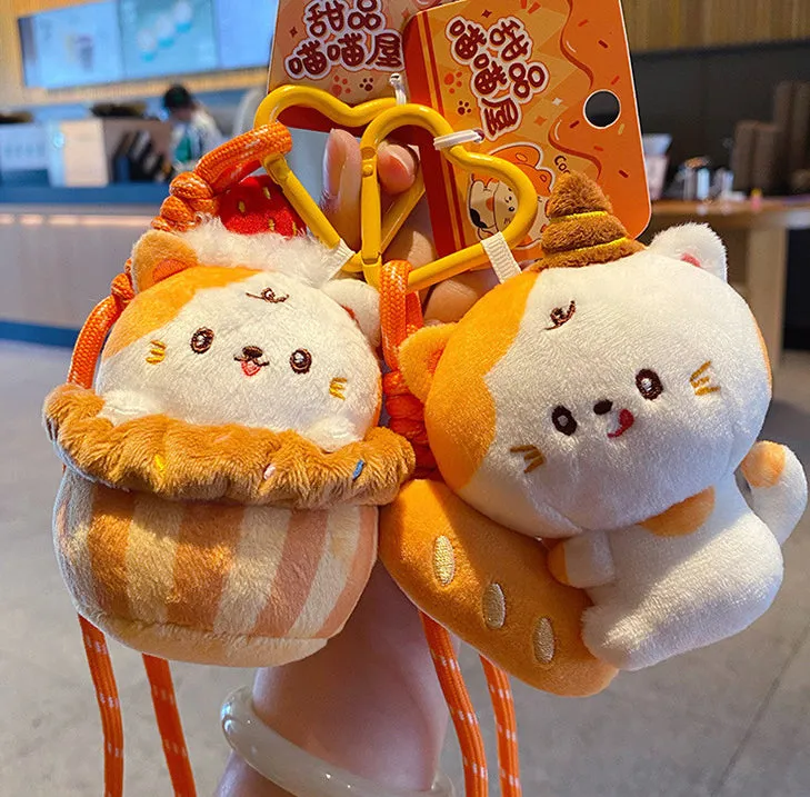Ice Cream Cat Plush Bag Charm detail 7