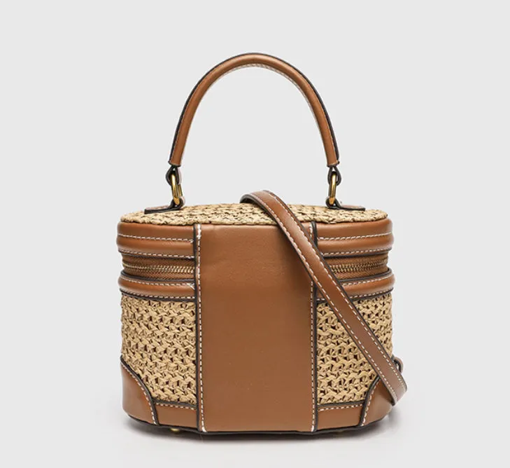 Cove Textured Canvas Mini Bucket Bag detail 4