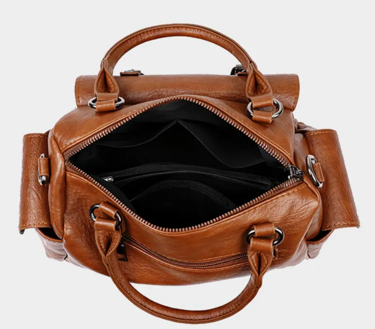 Retro Large Capacity  Shoulder Crossbody Bag detail 17