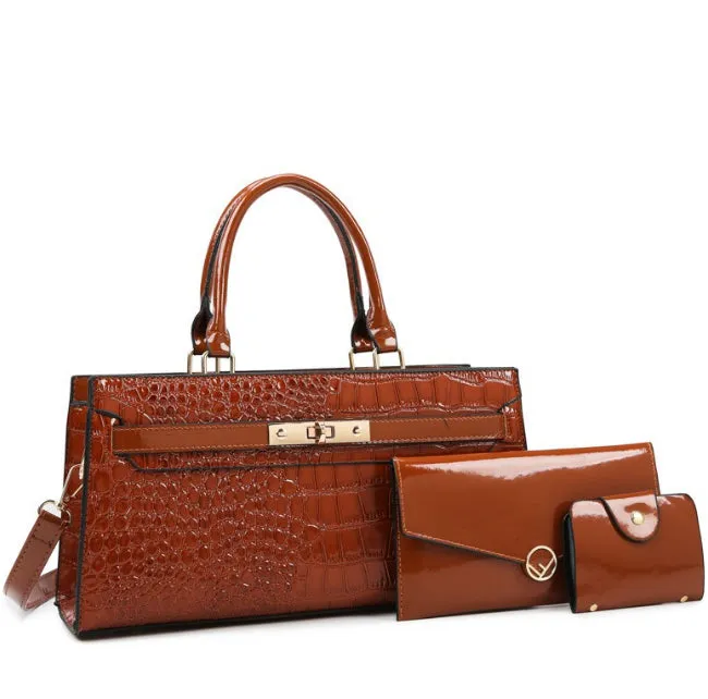 Multi-Piece Mother and Child Shoulder Handbag Set detail 1