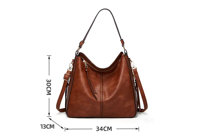 European Retro Shoulder Crossbody Tote Bag detail 19