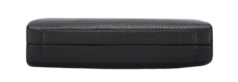 Men’s Anti Theft Biometric Fingerprint Lock Leather Wallet detail 6