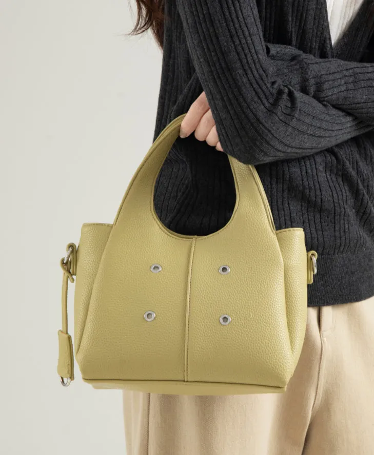 Mira Minimal Structured Handbag detail 11