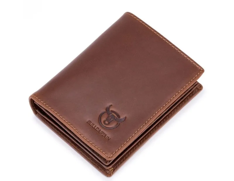 Men's Genuine Leather Top Cowhide Photo Layer Wallet detail 2