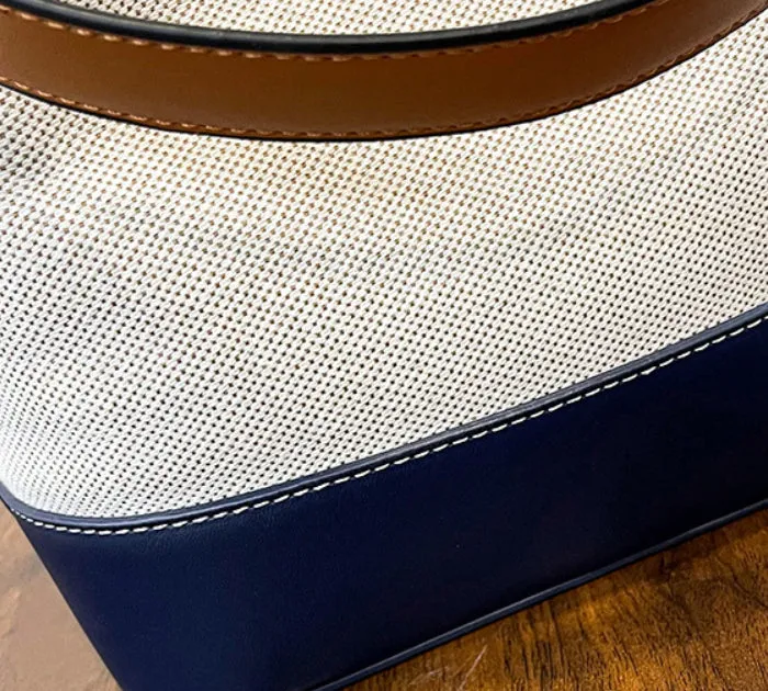 Contrast Color Bucket Bag detail 8