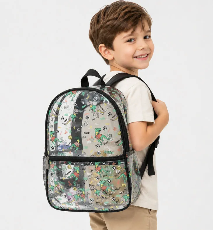 Dino Fun Transparent Kids Backpack detail 5