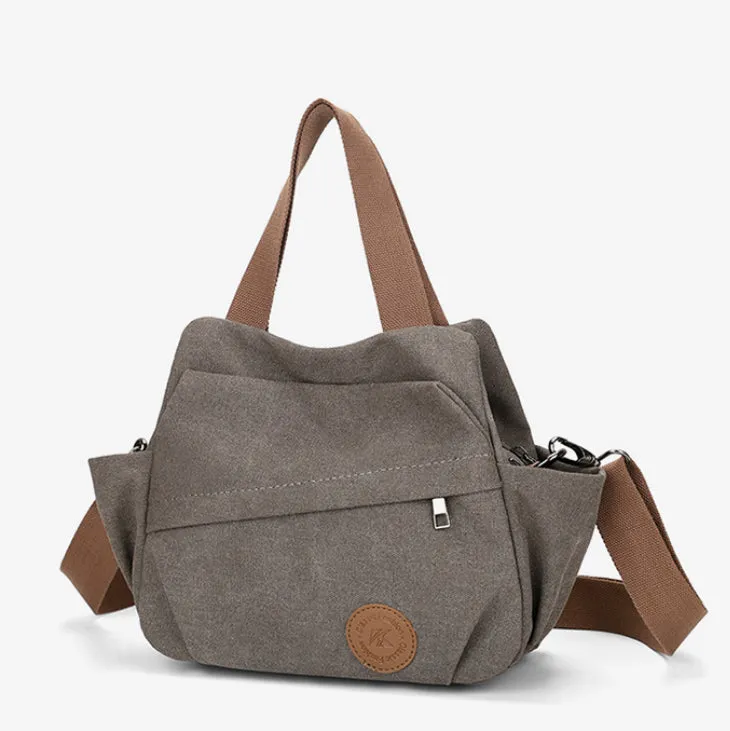 Harper Canvas Shoulder Bag detail 3