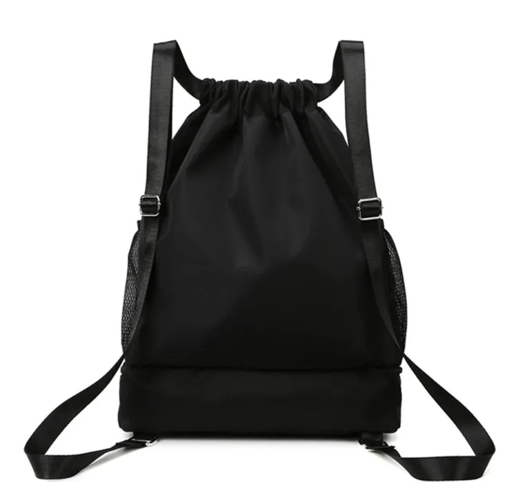 Large Capacity Men's Oxford Cloth Basketball Drawstring Bag detail 5