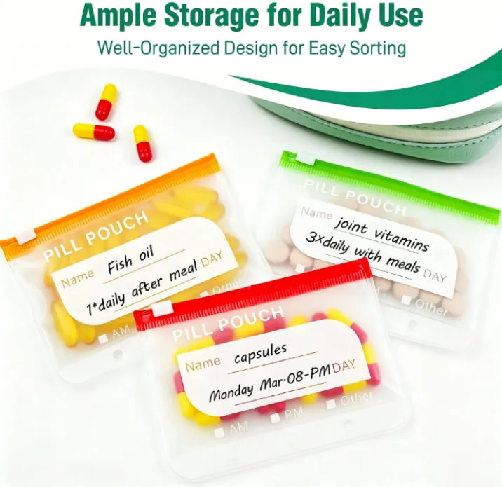 Portable Travel Pill Organizer Case detail 3