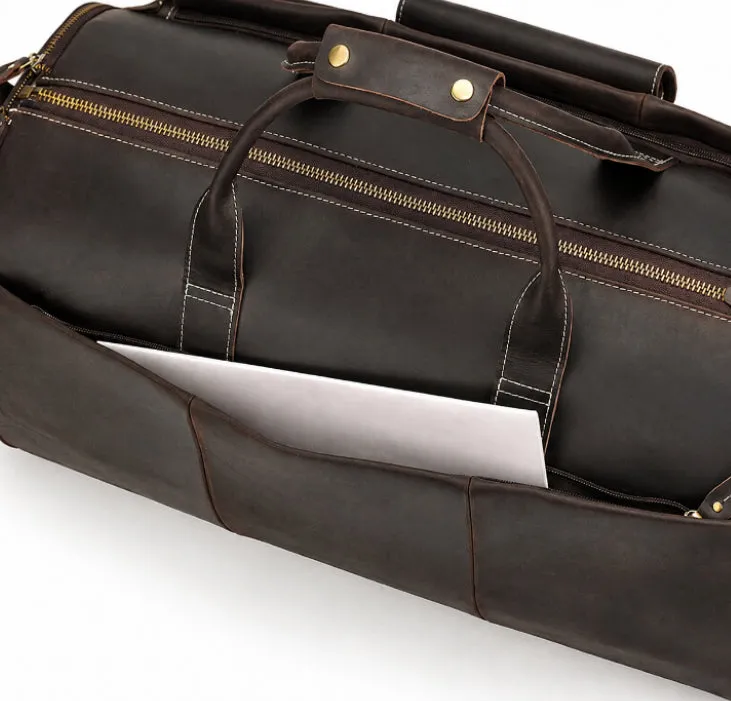 Heritage Voyager Leather Duffle Bag detail 6