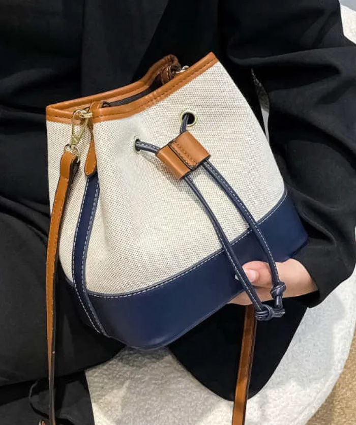 Contrast Color Bucket Bag detail 4