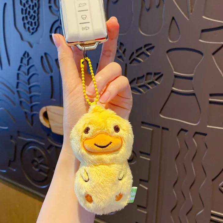 Cute Yellow Duck Bag Charm detail 3